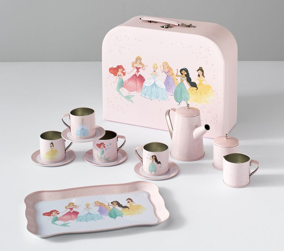 princess tea set with cart